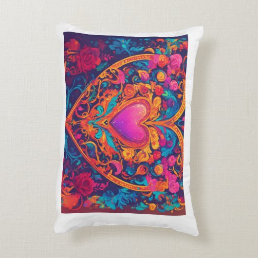 リンクハート。 アクセントクッション (裏面(縦))