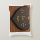 リンクハート。 アクセントクッション (正面(垂直))