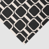 リンクモダンレトロモダンGeometric Black and Cream 薄葉紙 (詳細)