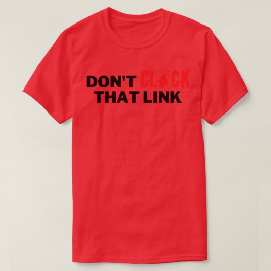 リンクリックク2を使用しない Tシャツ (デザイン正面)