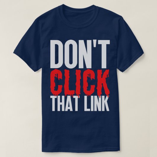 リンクリックク21を使用しない Tシャツ (デザイン正面)