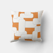 リンク付き白とオレンジ クッション (裏面)
