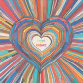 リンク元ハート シール (正面)