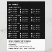 リンク結婚リングや輪デザイン結婚、イベントプランナー チラシ (裏面)