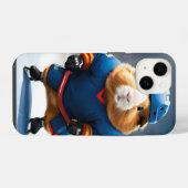 "リンク・ルーキー: アイスホッケーのモルモット" iPhoneケース (裏面横)