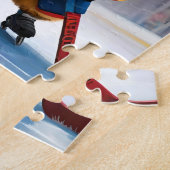 「リンク・ルーキー:アイスホッケーギニア豚」 ジグソーパズル (側面)