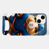 「リンク・ルーキー:アイスホッケーギニア豚」 Case-Mate iPhoneケース (裏面 (横))