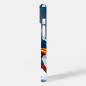 「リンク・ルーキー:アイスホッケーギニア豚」 Case-Mate iPhoneケース (裏面 / 左)