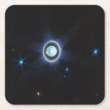 リングと衛星を持つ天王星 JWST画像