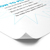 *リングにきらきら光るピン留めする*ブライダルシャワーゲーム ポスター (角)