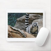 リングによって後につかれるLemur マウスパッド (マウス)