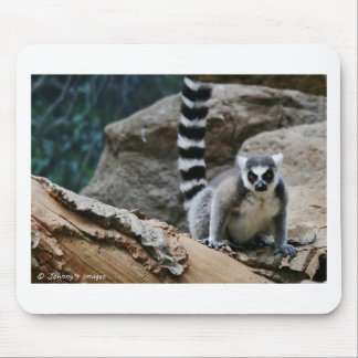 リングによって後につかれるLemur マウスパッド