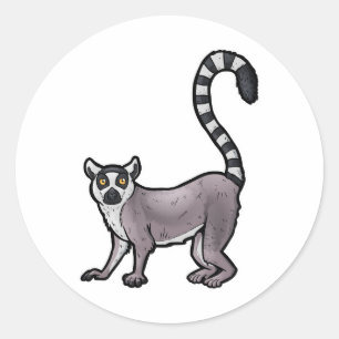 リングによって後につかれるLemur ラウンドシール