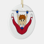 リングのオーナメントのかわいい体育専門家 セラミックオーナメント (右)