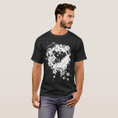 リングのグラフィックのティー Tシャツ (正面フル)