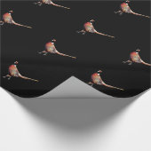 リングのネックのキジ ラッピングペーパー (角)