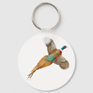 リングのネックのキジKeychain キーホルダー