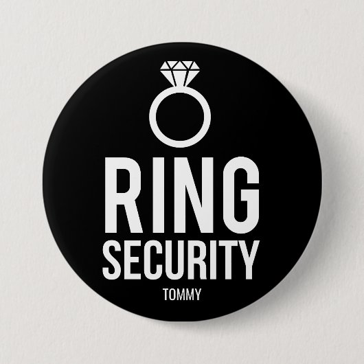 リングの保証 缶バッジ (正面)