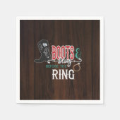 リングの前にブーツと輝き - ナプキン スタンダードカクテルナプキン (正面)