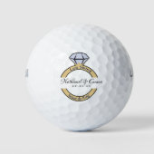 リングの前の一撃、独身最後の女友達パーティー ゴルフボール (正面)