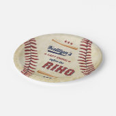 リングの前の最後のスイング！野球のブライズシャワー ペーパープレート (アングル)