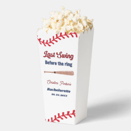 リングの前の最後のスイング 野球の花嫁お別れパーティ フェイバーボックス