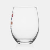 リングの前の最後のスイング 野球 花嫁の最後の夜 ステムなしワイングラス (左)