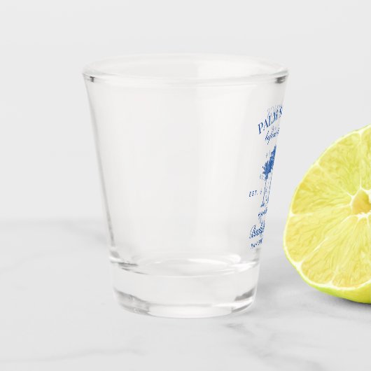 リングの前、パームスプリングスの青い独身最後の夜 ショットグラス (左)