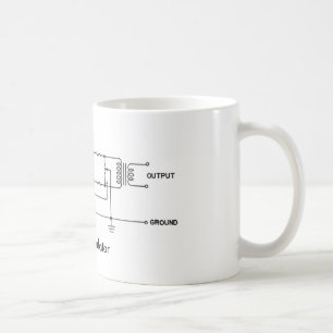 リングの変調器の設計図のマグ コーヒーマグカップ