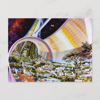 リングの宇宙局-未来の以外世界の生息地 ポストカード