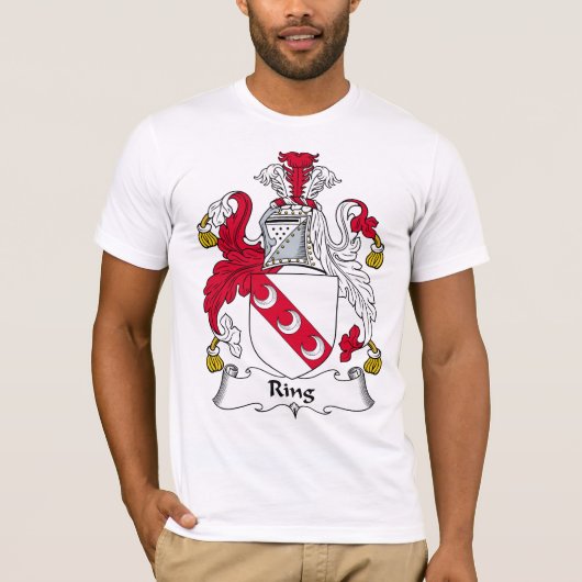 リングの家紋 Tシャツ (正面)