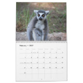 リングの尾Lemurs 2016のカレンダー カレンダー (2月 2027)