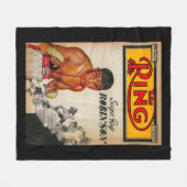 リングの雑誌カバー2 フリースブランケット (正面(横))