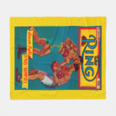 リングの雑誌カバー フリースブランケット (正面(横))