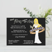 リングの黄色の髪の花嫁の前の最終的な試み 招待状 (スタンド正面)