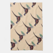 リングや輪かわいらしネックフェアシャンタン キッチンタオル (縦)