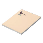 リングや輪かわいらしネックフェアシャンタン ノートパッド (回転)