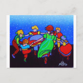 リングや輪のまわりにザロージー2 ポストカード (正面)