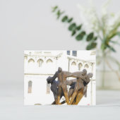 リングや輪のまわりにザロージー ポストカード (スタンド正面)