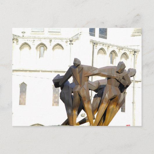 リングや輪のまわりにザロージー ポストカード (正面)