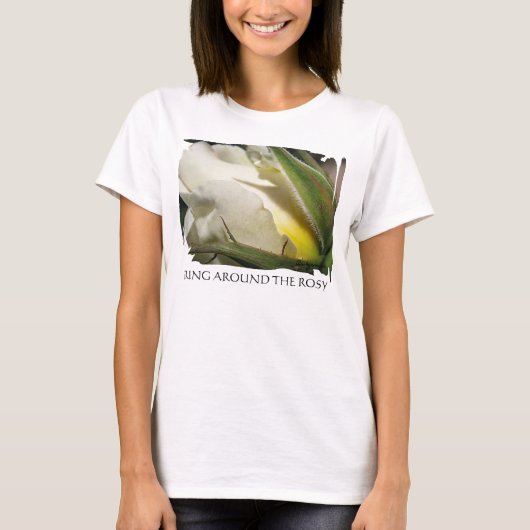 リングや輪のまわりにロージーTシャツ Tシャツ (正面)