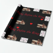 リングや輪のギフト用包装紙の紙の前の最後の試み ラッピングペーパー (アンロールド)