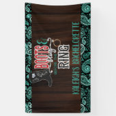 リングや輪のバナーの前で起動 横断幕 (縦)