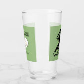 リングや輪のピックボール結婚セージ前の最後のスイング タンブラーグラス (左)