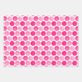 リングや輪のピックル結婚ボールピンク前の最後のスイング ラッピングペーパーシート (正面2)