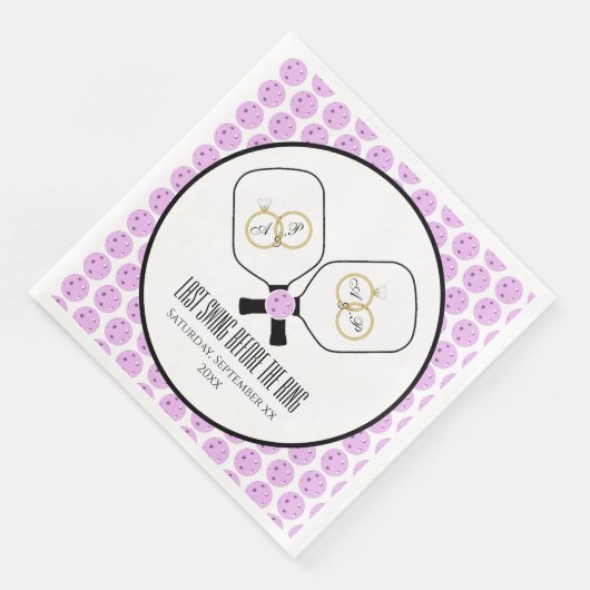 リングや輪のピックル結婚ボール前の最後のスイング (コーナー)