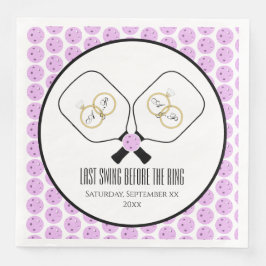 リングや輪のピックル結婚ボール前の最後のスイング