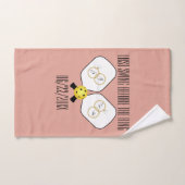 リングや輪のピックル結婚ボール前の最後のスイング ハンドタオル (ハンドタオル)