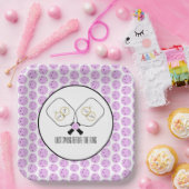 リングや輪のピックル結婚ボール前の最後のスイング ペーパープレート (パーティー)