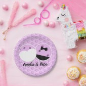 リングや輪のピックル結婚ボール前の最後のスイング ペーパープレート (パーティー)